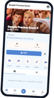 Sample GiggleSHARE event preview
